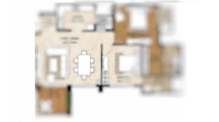 Shapoorji Pallonji Joyville Kolshet Thane 1BHK Plan